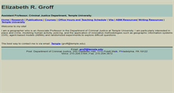 Desktop Screenshot of elizabethgroff.net
